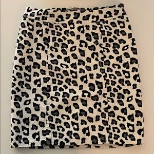 Cheetah print skirt